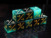 Old School Dice: Gemstone Cat's Eye +/- Dice