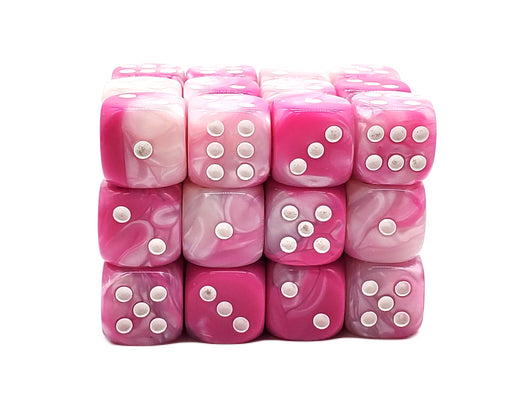Old School Dice D6 36ct 12mm