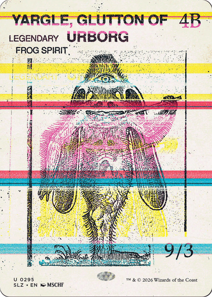 Yargle, Glutton of Urborg (0295) [Secret Lair x MSCHF: The Zeta Set]