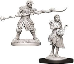 Dungeons & Dragons Nolzur`s Marvelous Unpainted Miniatures:  W9 Yuan-Ti Purebloods Adventurers