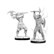 Dungeons & Dragons Nolzur`s Marvelous Unpainted Miniatures: W10 Fem Goliath Barbarian