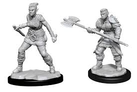 Dungeons & Dragons Nolzur`s Marvelous Unpainted Miniatures: W13 Female Orc Barbarian