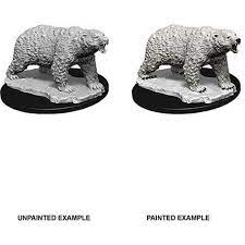 Dungeons & Dragons Nolzur`s Marvelous Unpainted Miniatures:  W1 Polar Bear
