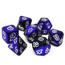 Die Hard Lumina 7 Dice Metal Set