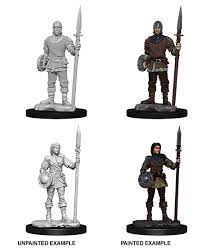 Dungeons & Dragons Nolzur`s Marvelous Unpainted Miniatures:  W1 Guards