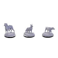 Dungeons & Dragons Nolzur`s Marvelous Unpainted Miniatures: W1 Dog Companions