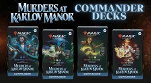 The Murder of Karlov Manor - Commander Decks Display case