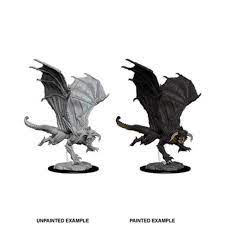 Dungeons & Dragons Nolzur`s Marvelous Unpainted Miniatures: W11 Young Black Dragon