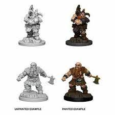 Dungeons & Dragons Nolzur`s Marvelous Unpainted Miniatures: W1 Dwarf Barbarian