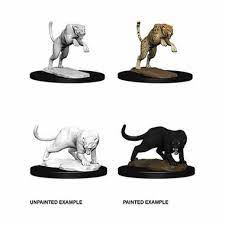 Dungeons & Dragons Nolzur`s Marvelous Unpainted Miniatures: W1 Panther & Leopard