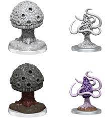 Dungeons & Dragons Nolzur`s Marvelous Unpainted Miniatures:  W1 Shrieker & Violet Fungus