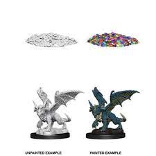 Dungeons & Dragons Nolzur`s Marvelous Unpainted Miniatures: W1 Blue Dragon Wyrmling