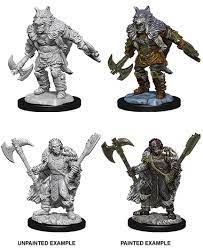 Dungeons & Dragons Nolzur`s Marvelous Unpainted Miniatures: W1 Half-Orc Barbarian