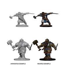 Dungeons & Dragons Nolzur`s Marvelous Unpainted Miniatures: W1 Dwarf Fighter