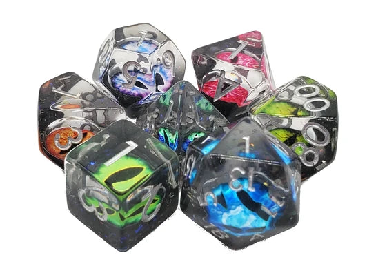 Old School Dice: Infused Dragon Eye