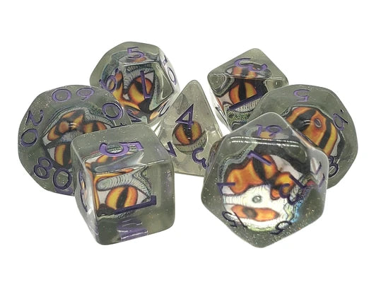 Old School Dice: Infused Dragon Eye