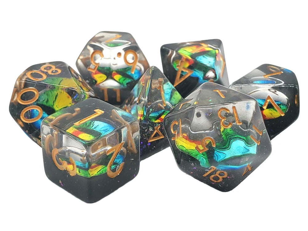 Old School Dice: Infused Dragon Eye