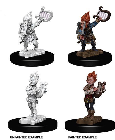 Dungeons & Dragons Nolzur`s Marvelous Unpainted Miniatures:  W1 Gnome Bard