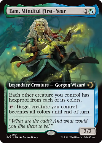 Tam, Mindful First-Year (Extended Art) [Lorwyn Eclipsed]