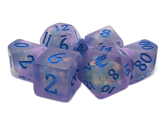 Old School Dice: Frosted Firefly