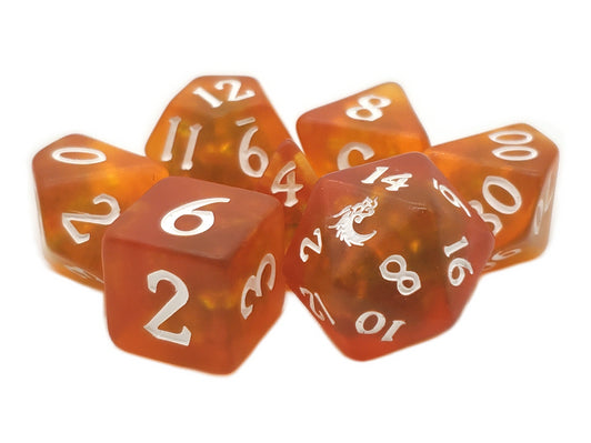 Old School Dice: Frosted Firefly