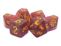 Old School Dice: Frosted Firefly