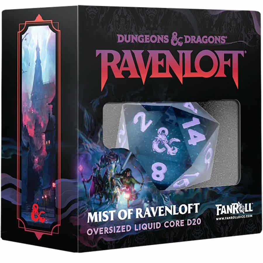 Fanroll: Mist of Ravenloft Oversized Liquid Core D20