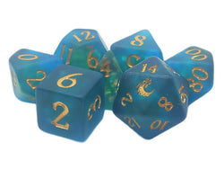 Old School Dice: Frosted Firefly