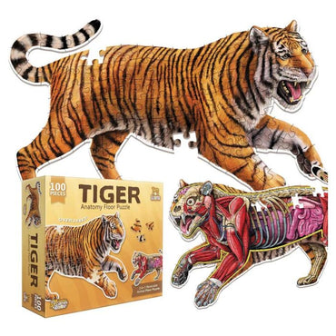 Puzzle: Animal Anatomy: Floor Puzzle: Tiger 100pc
