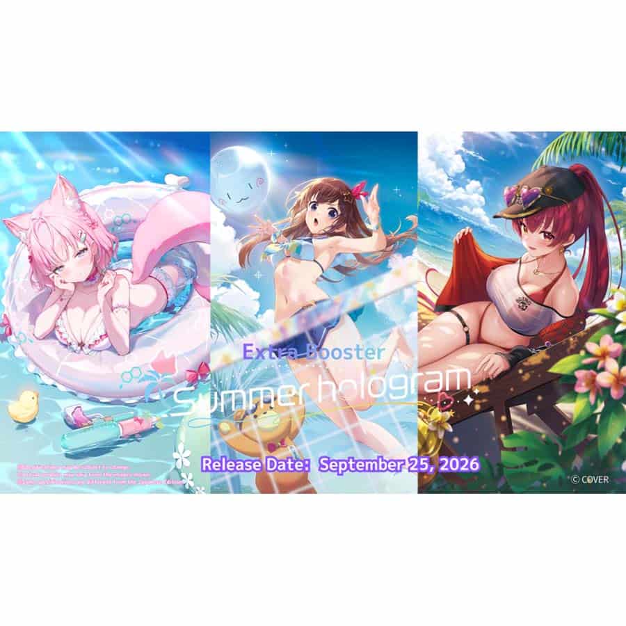 HOLOLIVE OFFICIAL CARD GAME: EXTRA BOOSTER PACK: SUMMER HOLOGRAM