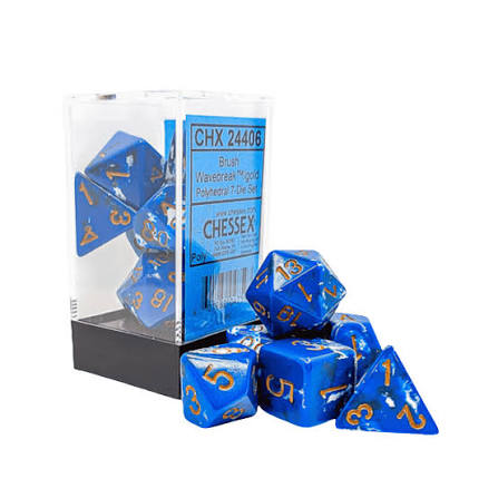 Chessex Brushed Polyhedral 7 set Dice