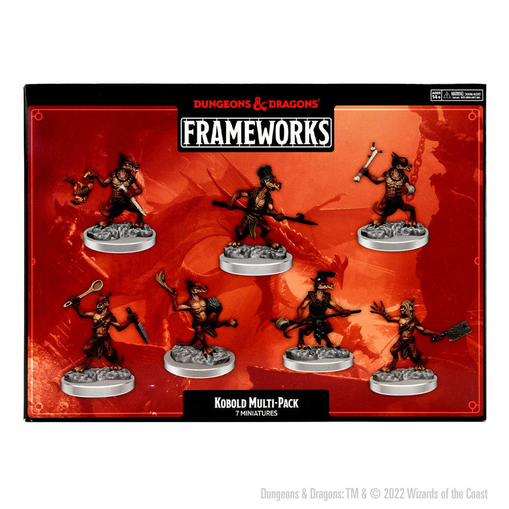 Dungeons & Dragons Nolzur`s Marvelous Unpainted Miniatures: W1 Kobolds Frameworks