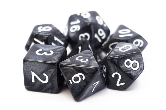 Old School Dice: Pearl Drop Dice