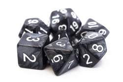 Old School Dice: Pearl Drop Dice