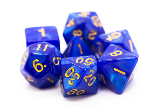 Old School Dice: Pearl Drop Dice
