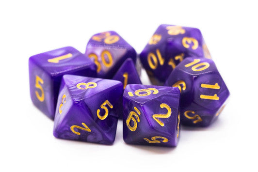 Old School Dice: Pearl Drop Dice