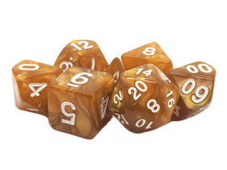 Old School Dice: Pearl Drop Dice