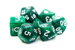 Old School Dice: Pearl Drop Dice