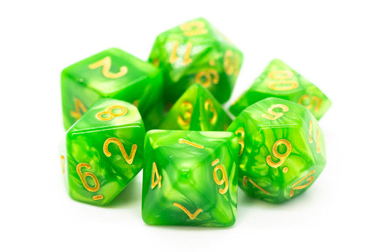Old School Dice: Pearl Drop Dice