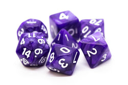 Old School Dice: Pearl Drop Dice