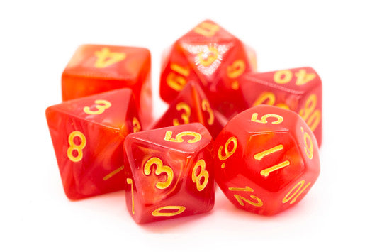 Old School Dice: Pearl Drop Dice