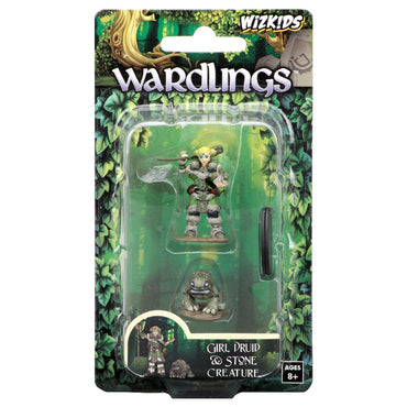 Wardlings Girl Druid and Stone Creature Wizkids
