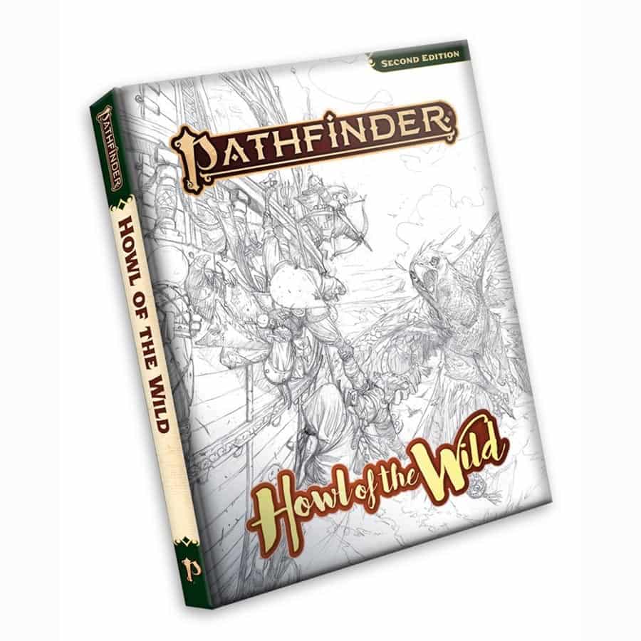 Pathfinder Adventure: Howl Of the Wild (Sketch Cover)
