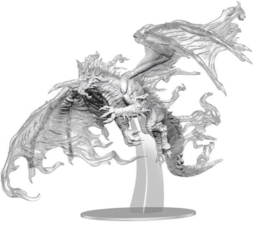 Dungeons And Dragons Miniatures: Adult Blue Shadow Dragon -Unpainted
