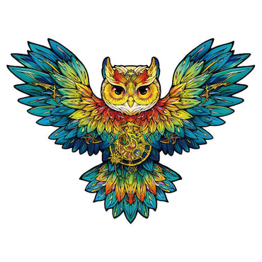 Puzzle: Wooden: Owl 200 piece