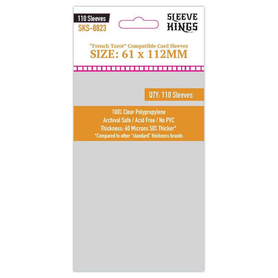 Sleeve Kings "French Tarot" Sleeves (61x112mm) -110 Pack