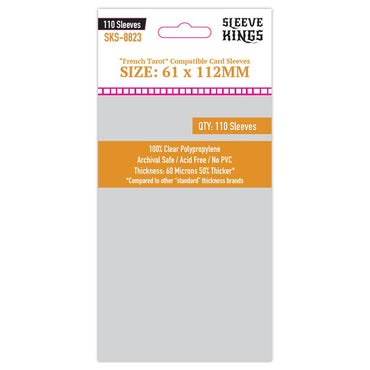 Sleeve Kings "French Tarot" Sleeves (61x112mm) -110 Pack