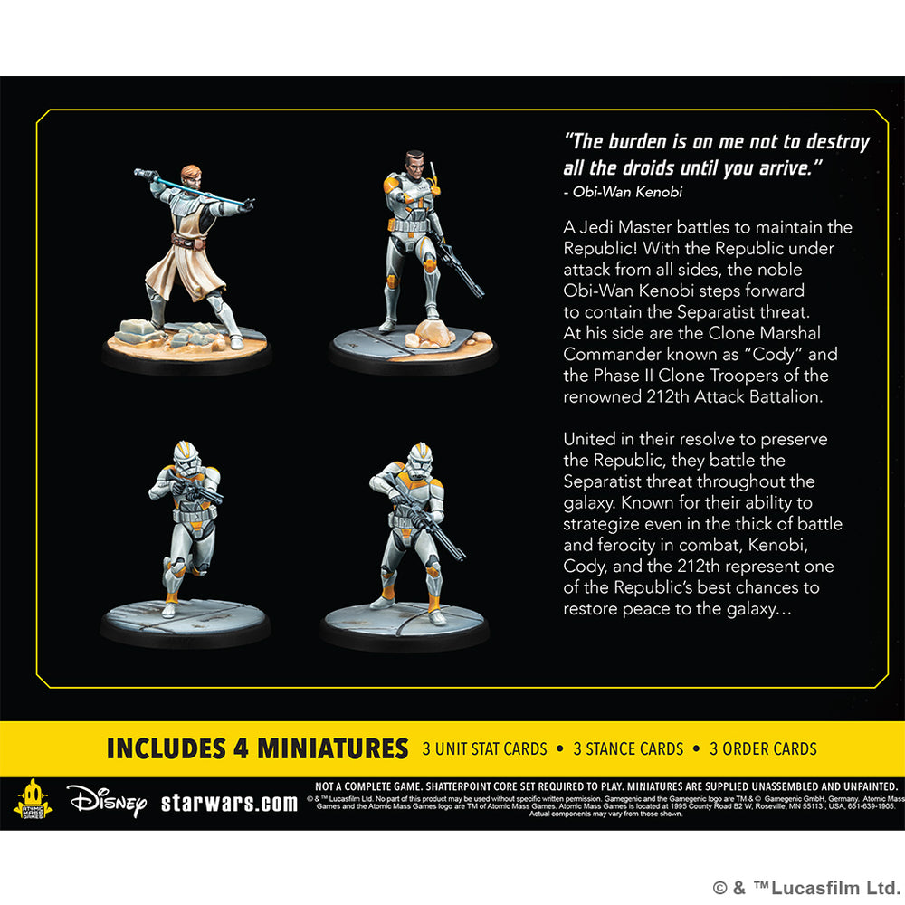 Star Wars Shatterpoint: Hello There: General Kenobi Squad