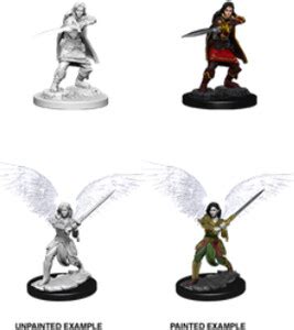 D&D Nolzur's Marvelous Miniatures: Unpainted Minis- Wave 6- Female Aasimar Fighter