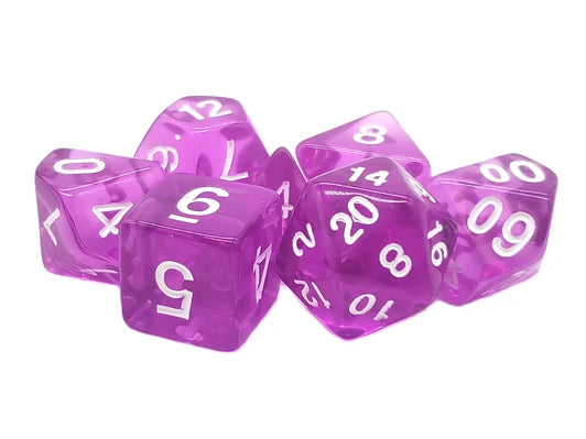Old School Dice Translucent Dice
